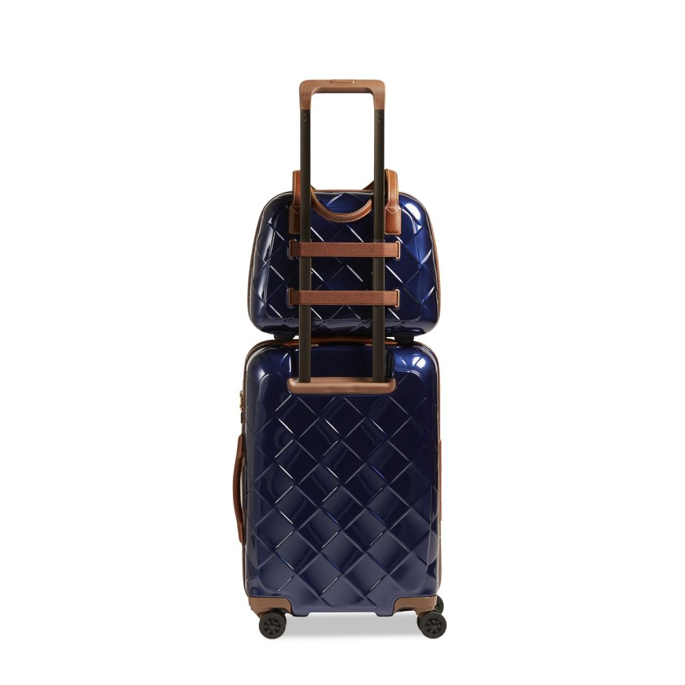Stratic Leather and More Hartschalen-Koffer Beautycase (bis 28cm) blue |  KOFFEREXPRESS 24 | Hartschalenkoffer