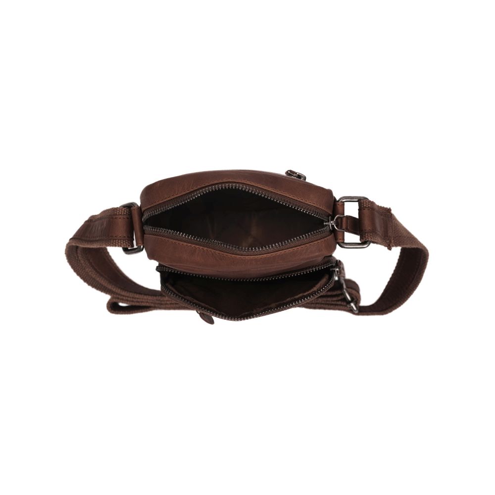 The Chesterfield Brand Bremen Schultertasche Shoulderbag uni sm  17 Brown #5