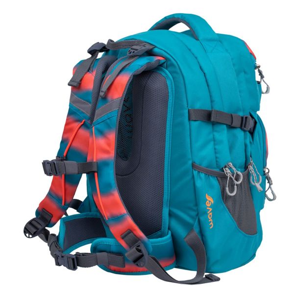 Belmil Infinity Schulrucksack Ombre Neon Orange and Bluebird #5