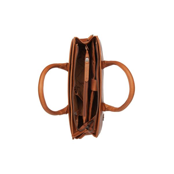 The Chesterfield Brand Rivera Schultertasche Cognac #5