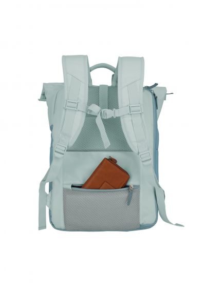 Travelite Basics Rollup Backpack Ice Blue #5