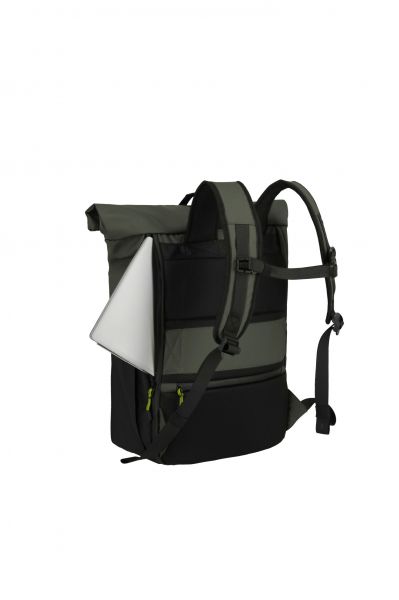 Travelite Briize Backpack M Roll-up Khaki #5