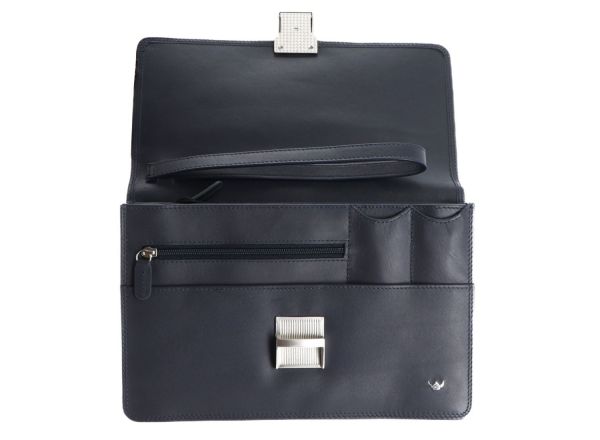 Golden Head Polo Handgelenktasche Marineblau #6