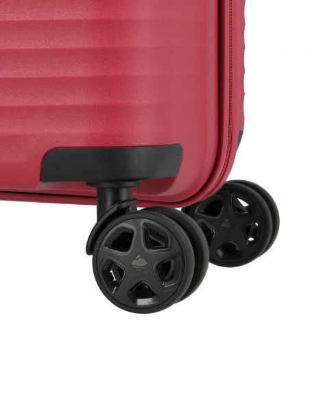 Travelite Air Stripe Trolley 4w M exp Red #6
