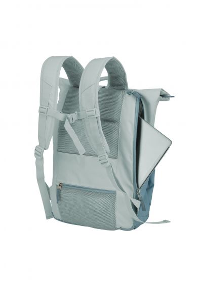 Travelite Basics Rollup Backpack Ice Blue #6