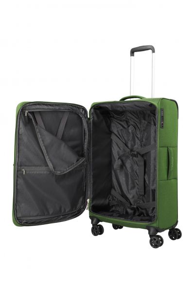 Travelite Cubis Trolley 4w M exp. Green #6