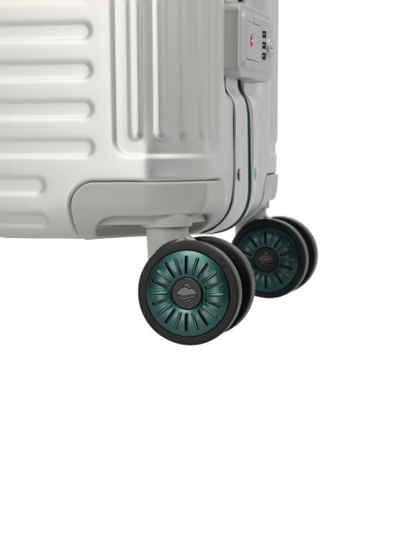 Travelite Next 4w Trolley S Silber-Grün #6