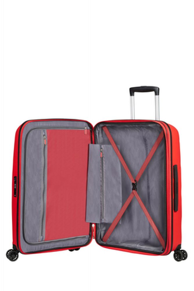American Tourister Bon Air Dlx Spinner 66/24 Tsa Exp Magma Red #7