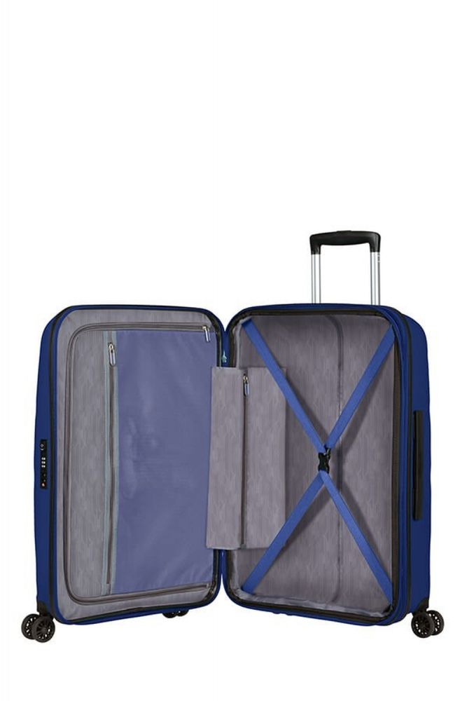 American Tourister Bon Air Dlx Spinner 66/24 Tsa Exp Midnight Navy #7