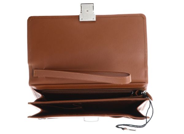 Golden Head Polo Handgelenktasche Cognac #7