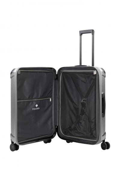 Travelite Millennium Trolley 4w M exp. Silver #7
